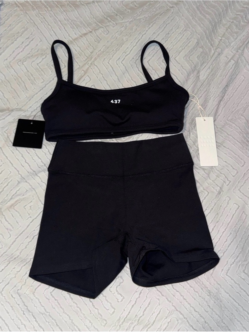 437 Micro Bra and Micro Short Set